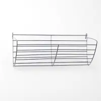 Кормушка для сена металлическая, 28 х 9 х 10 см, серебристая