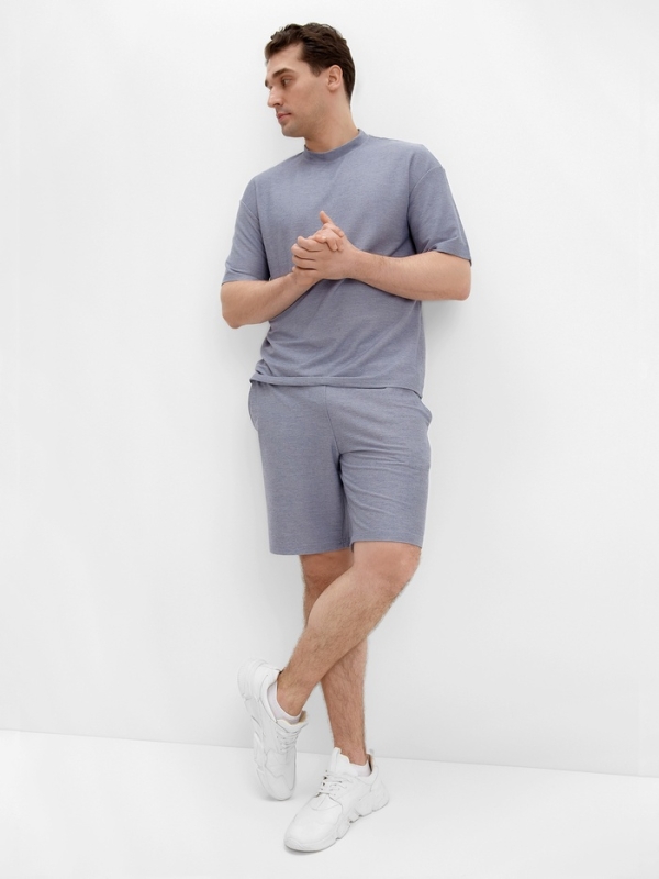 Шорты  мужские MINAKU : Basic line MAN цвет голубой, размер 56