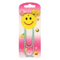 Закладка-скрепка большая &laquo;Смайл&raquo;, 11 см