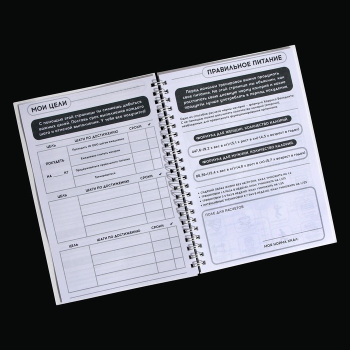 Дневник тренировок на пружине &laquo;Ведьмы не стареют&raquo;, А5