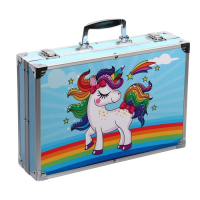 Набор для рисования складной, в чемоданчике, синий Набор для рисования складной, в чемоданчике, синий