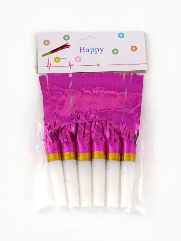 Карнавальный язычок &laquo;Дождик&raquo; цвета МИКС, 6 шт