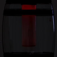 Пивной бочонок &laquo;Банный&raquo;, 3 л, ёмкость для льда, подсветка, пластик, чёрный