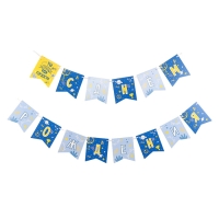 Гирлянда бумажная на ленте &laquo;С днём рождения, сынок&raquo;