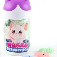 Антистресс сквиш мялка &laquo;Мяу&raquo;, в банке