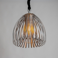 Светильник потолочный "Лиф" серебро 1х40Вт, Е27, 44х44х52 см Светильник потолочный "Лиф" серебро 1х40Вт, Е27, 44х44х52 см