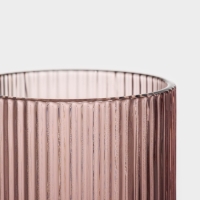 Стакан стеклянный Magistro &laquo;Грани&raquo;, 260 мл, 7,5&times;9,5 см, цвет сиреневый