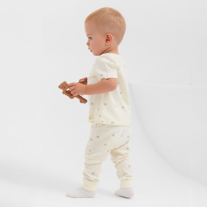 Штанишки детские MINAKU, цвет молочный, рост 74-80 см Штанишки детские MINAKU, цвет молочный, рост 74-80 см