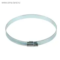 Хомут червячный MGF, диаметр 110-130 мм, ширина ленты 12 мм, оцинкованный
