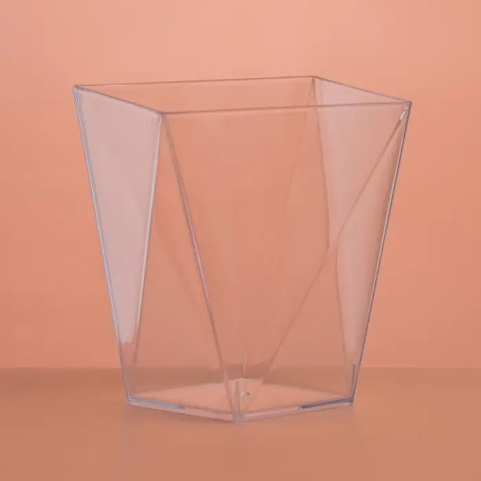 Форма пластиковая одноразовая для фуршета &laquo;Рубин&raquo;, 90 мл, прозрачная