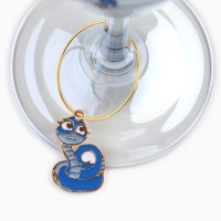 Подвески на ножки бокала новогодние &laquo;Волшебного праздника&raquo; на Новый год, 3 шт,, диам, 3 см