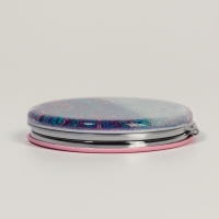 Зеркало складное &laquo;Мандала&raquo;, d = 7,2 см, с увеличением, цвет МИКС