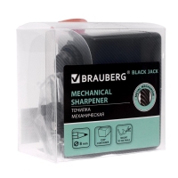 Точилка механическая BRAUBERG BlackJack