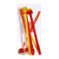 Ручка - прикол гелевая &laquo;Фастфуд&raquo;, синий стержень, МИКС