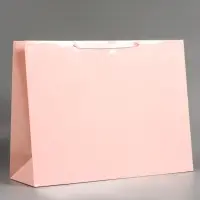 Пакет ламинированный горизонтальный "Розовый", XXL  61 х 46 х 20 см