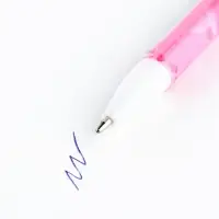 Ручка шариковая синяя паста 0.5 мм с колпачком &laquo;Ты прекрасна!&raquo; пластик