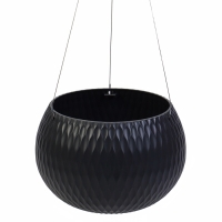 Кашпо "Жемчужина" подвесное 4л, графитовый