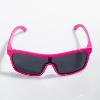 Очки солнцезащитные детские OneSun, UV 400, 13&times;12.5&times;5.5 см, оправа микс, линза сплошная тёмная