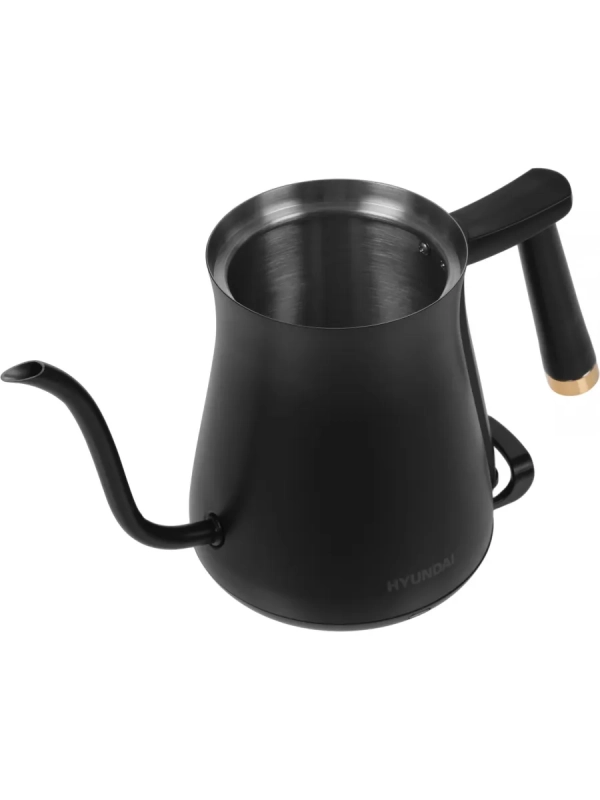 Чайник HYK-S5500 0.7л. 1000Вт черный (металл)