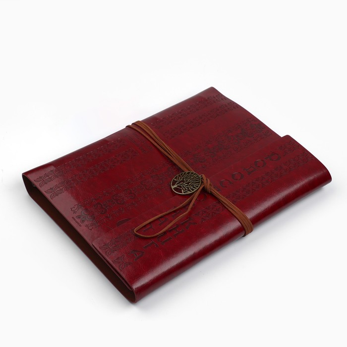 Родословная книга &laquo;Наш род&raquo;, 56 листов, бордо, 35 х 23,5 см