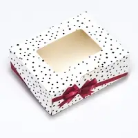 Коробка складная &laquo;Красный бант&raquo; 10&times;8&times;3.5 см