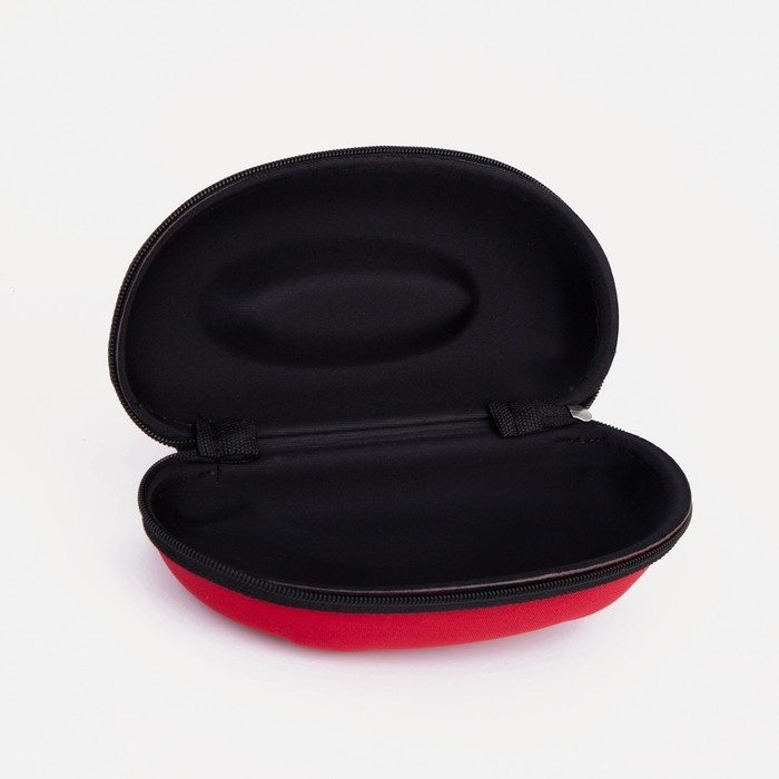 Футляр для очков на молнии, цвет красный