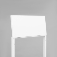 Стойка прикассовая 205×45×55, 3 корзины, 2 гребёнки, цвет белый Стойка прикассовая 205×45×55, 3 корзины, 2 гребёнки, цвет белый