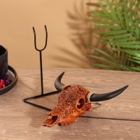 Сувенир &laquo;Череп буйвола&raquo;, на стойке, 18&times;10&times;21 см