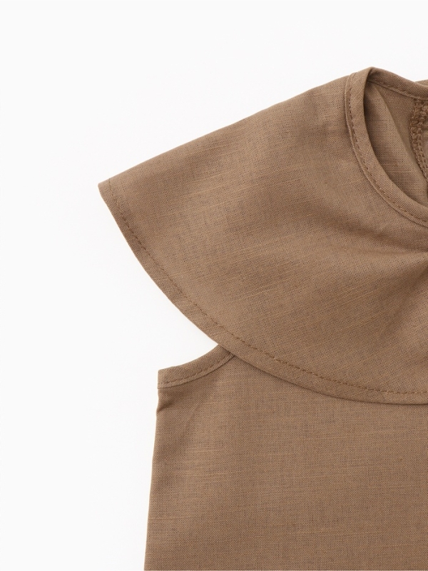 Платье для девочки, MINAKU, бежевое, рост 98 см