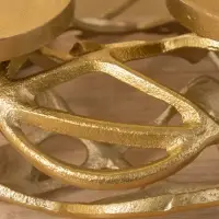 Подсвечник на 4 свечи &laquo;Венок Сплетение&raquo;, 29&times;29&times;11 см, алюминий