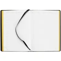 Ежедневник Mobile на заказ, недатированный, черно-желтый