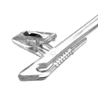 Вешалка для брюк и юбок 27,5&times;9 см (фасовка 10 шт.), цвет прозрачный