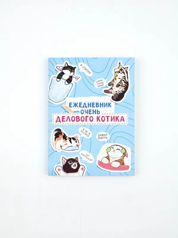 Ежедневник А6, 80 л. "Котики"