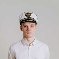 Фуражка морская &laquo;Служу России&raquo;, взрослая, р-р. 60