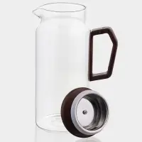 Кувшин стеклянный "Акация", крышка-сито, 1000 мл, 15х10х22