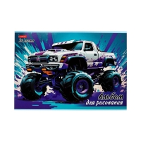 Альбом д/рис А4 24л на скобе Hatber "Ассорти. Выпуск №4", обл мел карт, офсет, 5В МИКС