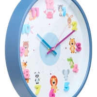 Часы настенные интерьерные детские &laquo;Зверята&raquo;, плавный ход, циферблат d-30 см