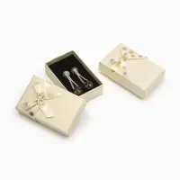 Коробочка подарочная под набор &laquo;Влюбленность&raquo;, 5&times;8 (размер полезной части 4.7&times;7.7 см), бежевая, вставка чёрная