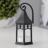 Ночник "Фонарь малый" LED от батареек 3хLR44 черный 6х6х14 см Ночник "Фонарь малый" LED от батареек 3хLR44 черный 6х6х14 см