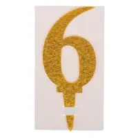 Топпер для торта &laquo;6&raquo;, акрил, МИКС