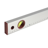 Уровень алюминиевый ЛОМ, 3 глазка, линейка, 800 мм