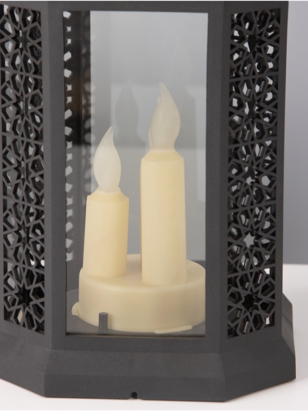 Светодиодная свеча в подсвечнике RISALUX «Восточные свечи», LED-ночник, 1.5 Вт, 3×ААА, 15.5×15.5×34 см Светодиодная свеча в подсвечнике RISALUX «Восточные свечи», LED-ночник, 1.5 Вт, 3×ААА, 15.5×15.5×34 см