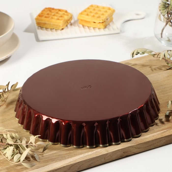 Форма для выпечки торта &laquo;Солнце&raquo;, d=27,5 см , h=5,5 см, антипригарное покрытие, цвет МИКС