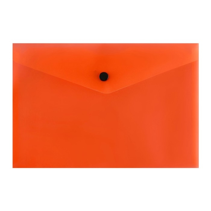 Набор папок-конвертов на кнопке 12 штук, А5, 150 мкм, Calligrata Neon, полупрозрачные, неоновый микс