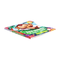 Книга картонная с колёсиком "Обезьянка ищет друга", 12 стр.