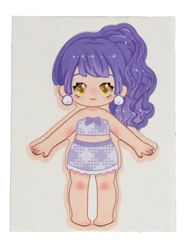 Магнитный набор "Модница" блестящий