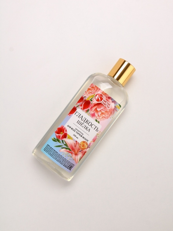 Набор "Цвети от любви", гель для душа, 250 мл и мочалка для тела