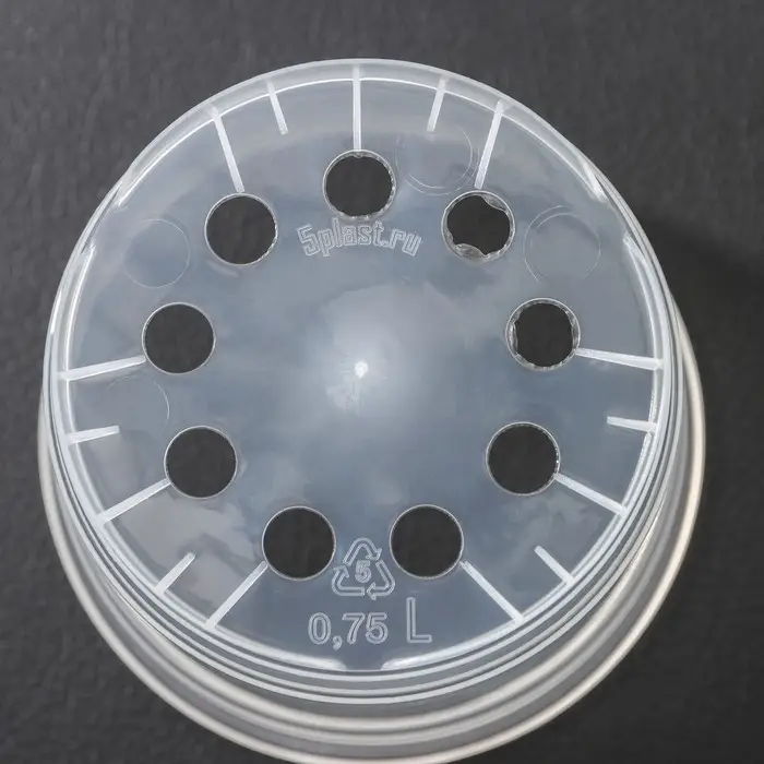 Горшок для орхидей &laquo;Орхидея&raquo;, 750 мл, прозрачный