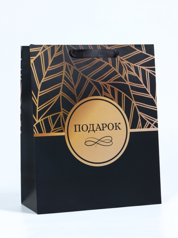Пакет подарочный ламинированный вертикальный &laquo;Подарок&raquo;, M 26 &times; 32 &times; 12 см