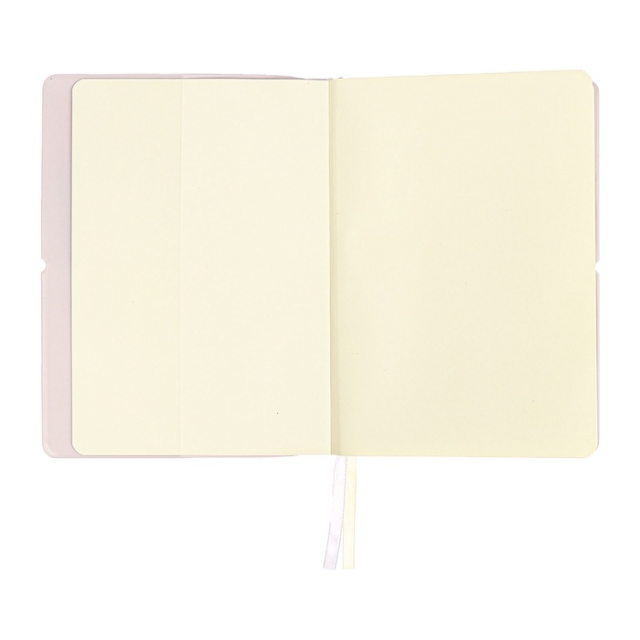 Ежедневник недатированный A5 136 листов deVENTE. Jane, мягкая обложка пвх, резинка, перфорация, ляссе, блок 70, сиреневый